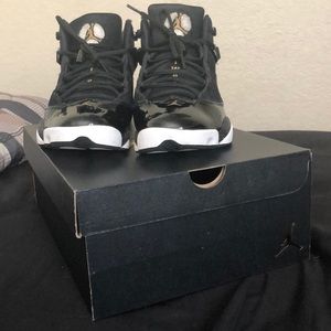 Jordan 6 Rings Black Metallic Gold White